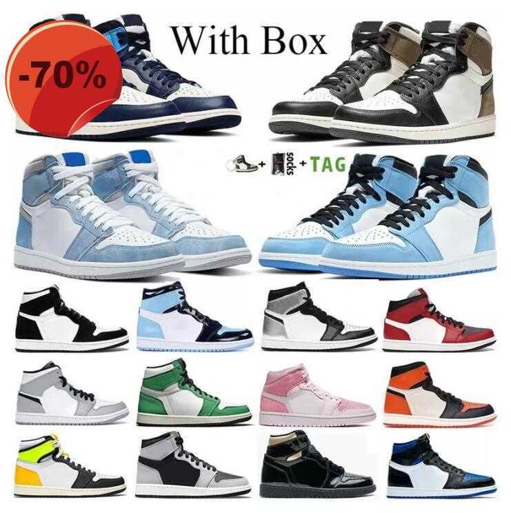 

Sandals Mens Sandals Jumpman 1 high OG basketball shoes 1s Universit, 13#