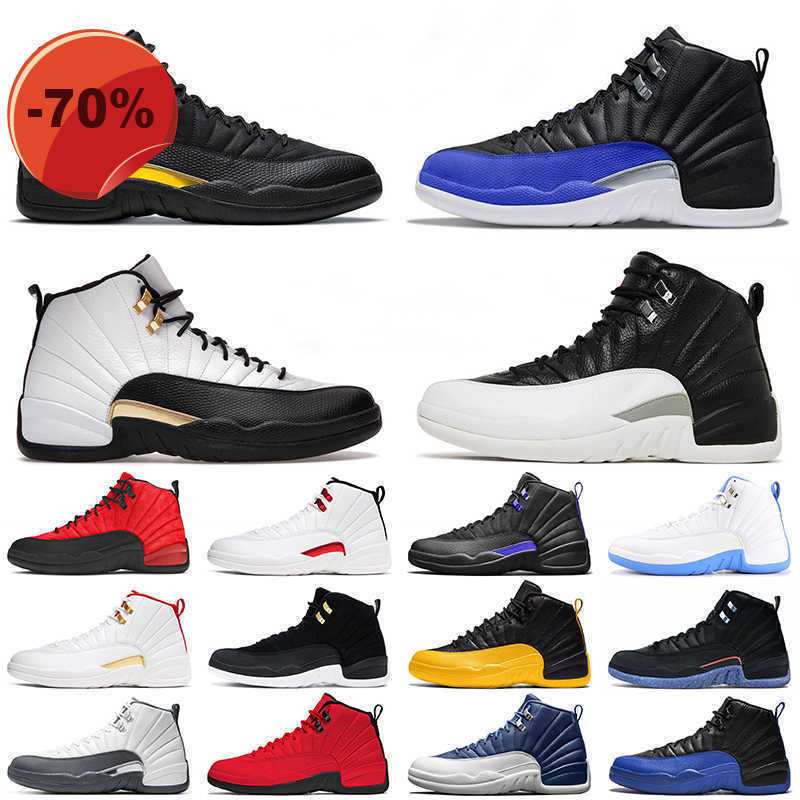 

Sandals 12 JUMPMAN 12s Mens Basketball Shoes Twist Ovo White FIBA Hyper Royal University Blue Gold The Master Taxi Dark Concord Flu Game Utility, Dark grey