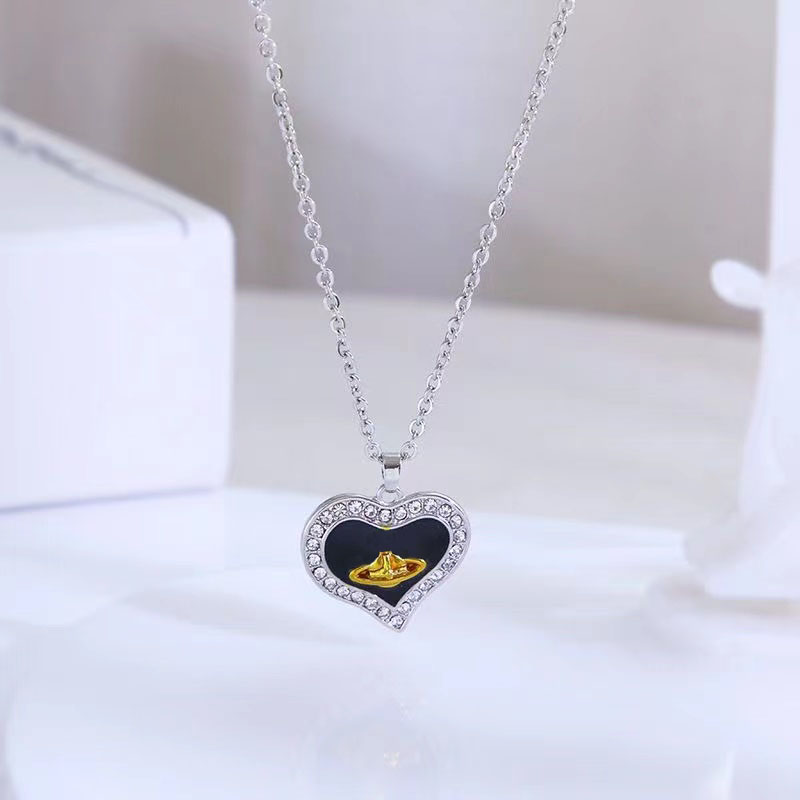 

Pendant necklace gift love necklace designer chain circle pendant necklace