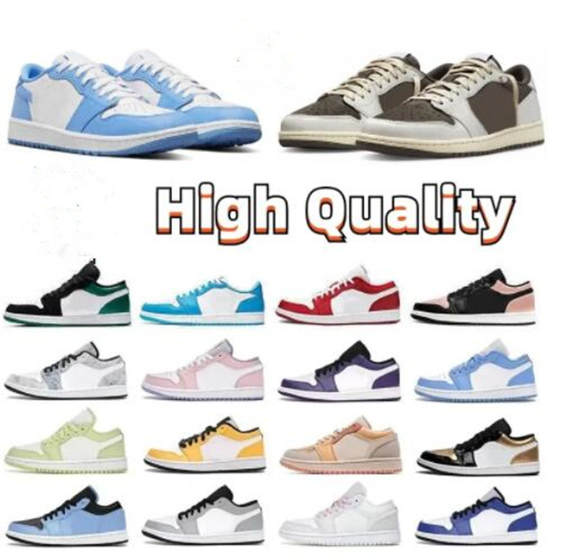 

Jumpman 1 Low Men Women Retro Air Jordans1 Mid basketball shoes OG 1S Triple Shadow designer University Blue UNC Black Bred Light Smoky Grey mens sneakers Eur 36-48, 21