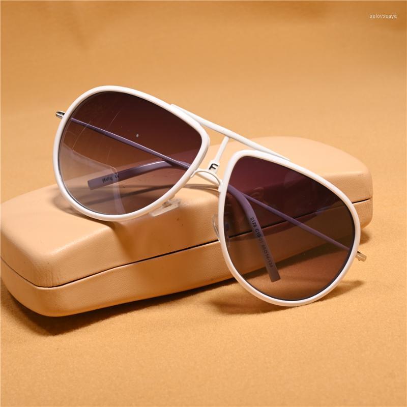 

Sunglasses Vazrobe Aviation Men Women Unisex Vintage Sun Glasses For Male White Black Eyewear Anti Reflection UV400Sunglasses Belo22