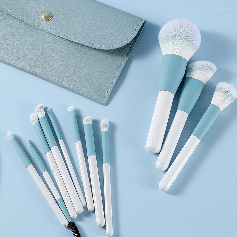 

Makeup Brushes 12 Pcs Make Up Premium Cosmetic Brush Set For Foundation Blending Blush Concealer Eye Shadow With Bag