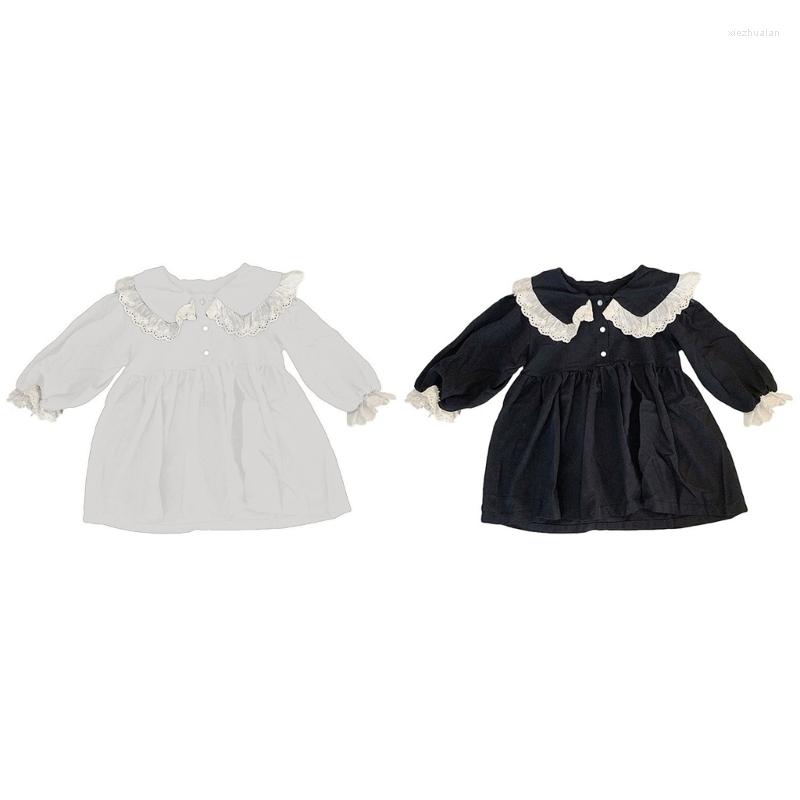 

Girl Dresses Kids Long Sleeved Breathable Cotton Child Girls Fashion Clothes Suit, Apricot