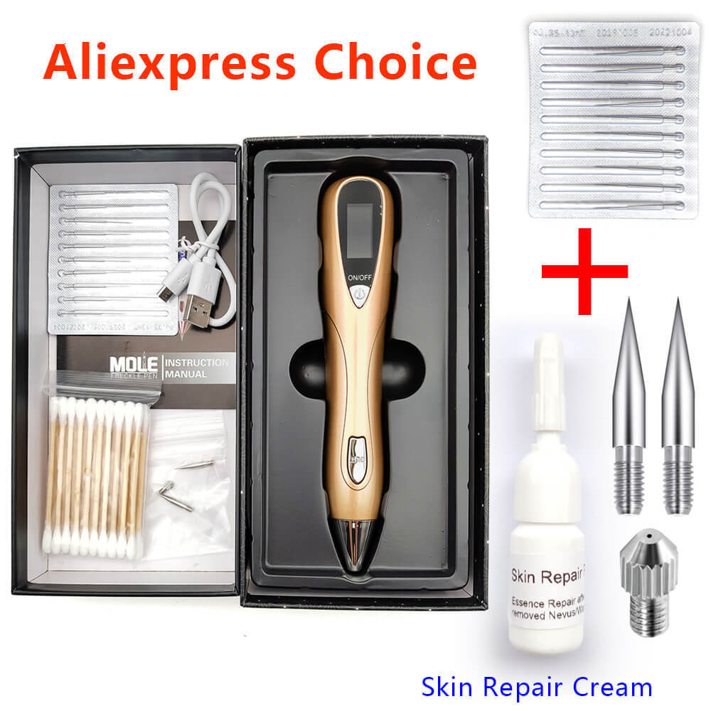 

Face Massager Mole Nevus Removal Laser Pen Wart Plasma Remover Skin Tattoo Pore Blackhead Acne Corn Freckle Electric Sweep Dark Age Spot 230217