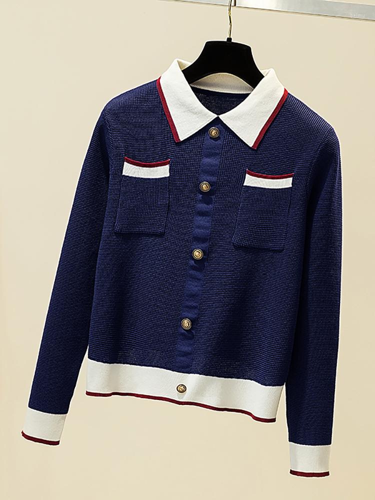 

Women's Knits 2023 Autumn Winter Sweter Women Cardigan Sweaters Vintage White Long Sleeve Single Breasted Pockets Knit Sweater Mujer Top