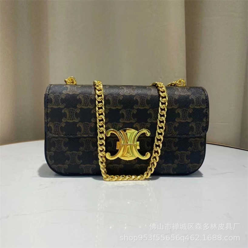 

Ladies Bags 47%off New Fashion Leather Women's Bag armpit chain small square bag cowhide Design Handbags for Women, White7