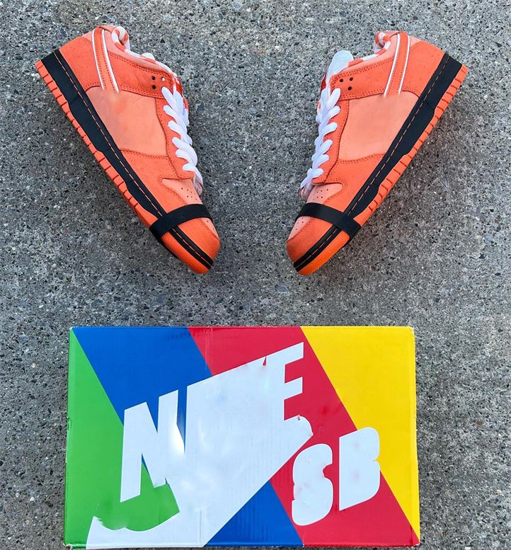 

2023 Authentic sb dunks Concepts Shoes Low Orange Lobster Purple Green Red Blue Men Women Sports Sneakers With Original box Size US4-12, 16