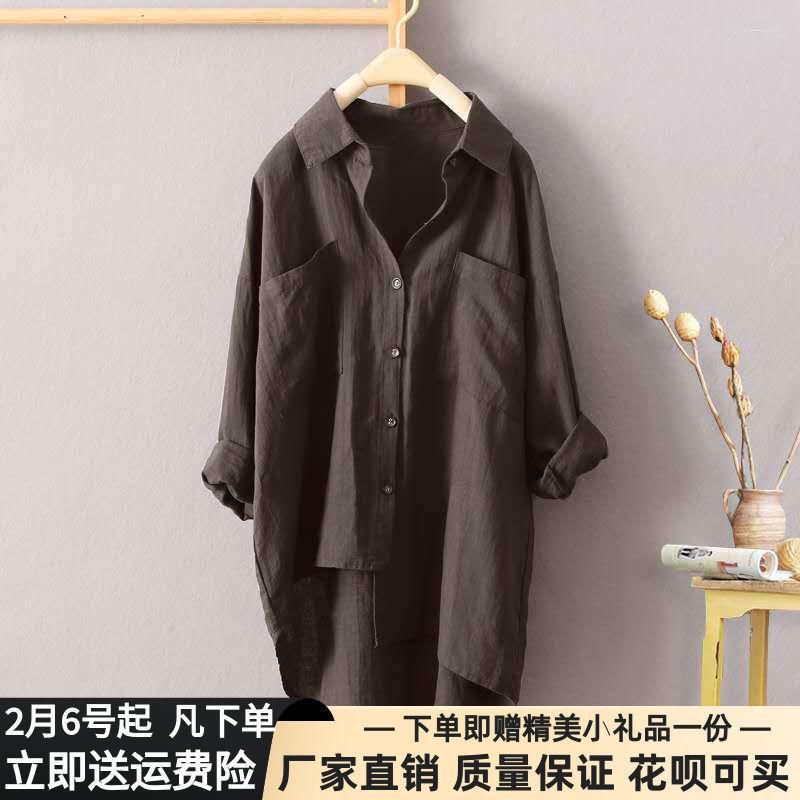 

Women' Blouses Blouse Women Shirt Women' Casual Cardigan Long-Sleeved Top Blusas Mujer De Moda, Black