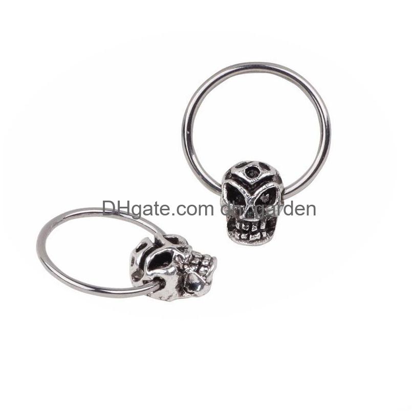 

Nose Rings Studs Wholesale 10Pcs/Lot Stainless Steel Hoop Clip Piercing Jewelry Piercings Ear Tragus Body Drop Delivery Dhgarden Dh2R5