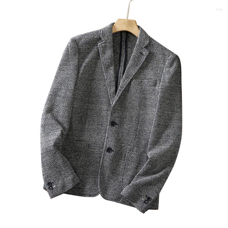 

Men' Suits Autumn 2023 Men' Upscale Suit Jacket Business Casual Tide, Gray
