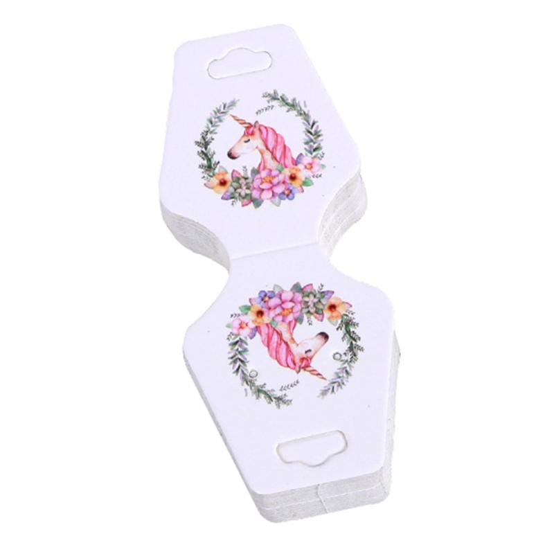 

Jewelry Pouches Bags Paper Earrings Display Packaging Fold Cards Self-