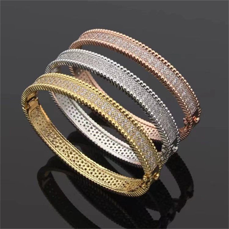 

Designer Braceletes Fashion Diamond Bracelet Luxury Bracelets Wedding Prom Bangles Bangle for Woman Fashion Jewellry Exquisite Gift Jewelry