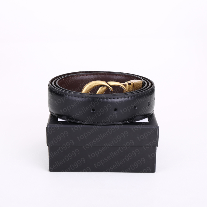 

Belt for Woman Fashion Smooth Buckle Letters Design Man Womens Belts Genuine Cowhide Highly Quality with Box, Width 3.4cm with gift box