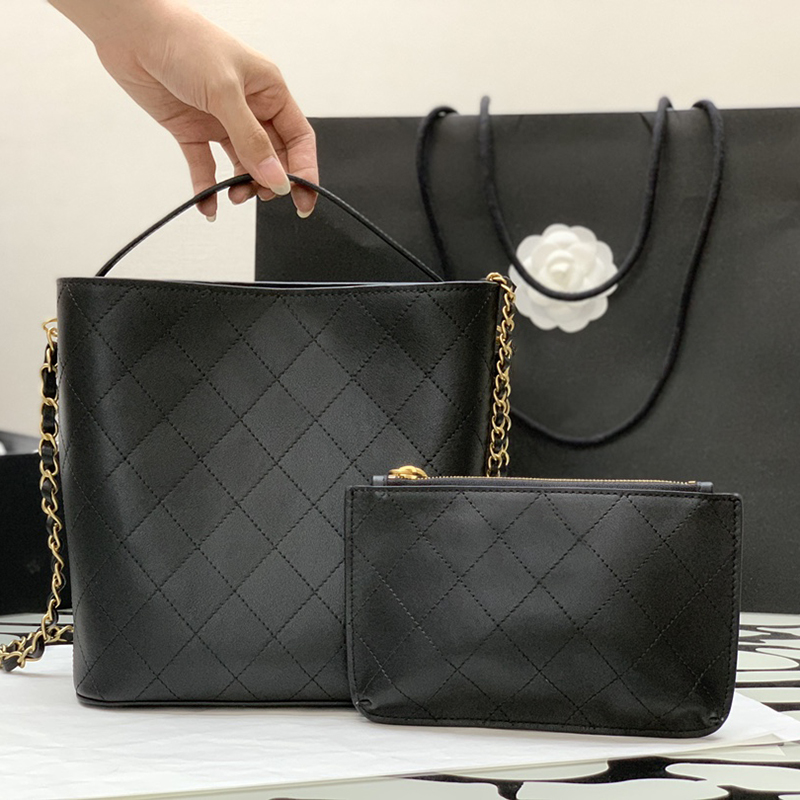 

Original Quality Designer Bucket Bag Real leather Shoulder Handbag With Box C226