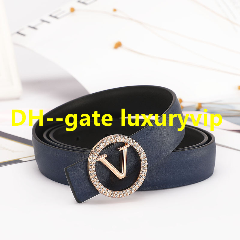

Genuine leather belt Luxury men's designer Fashion classic gold and silver buckle double-sided, multi-color summer color belts width 2.3cm large gift box V08, Belt+box
