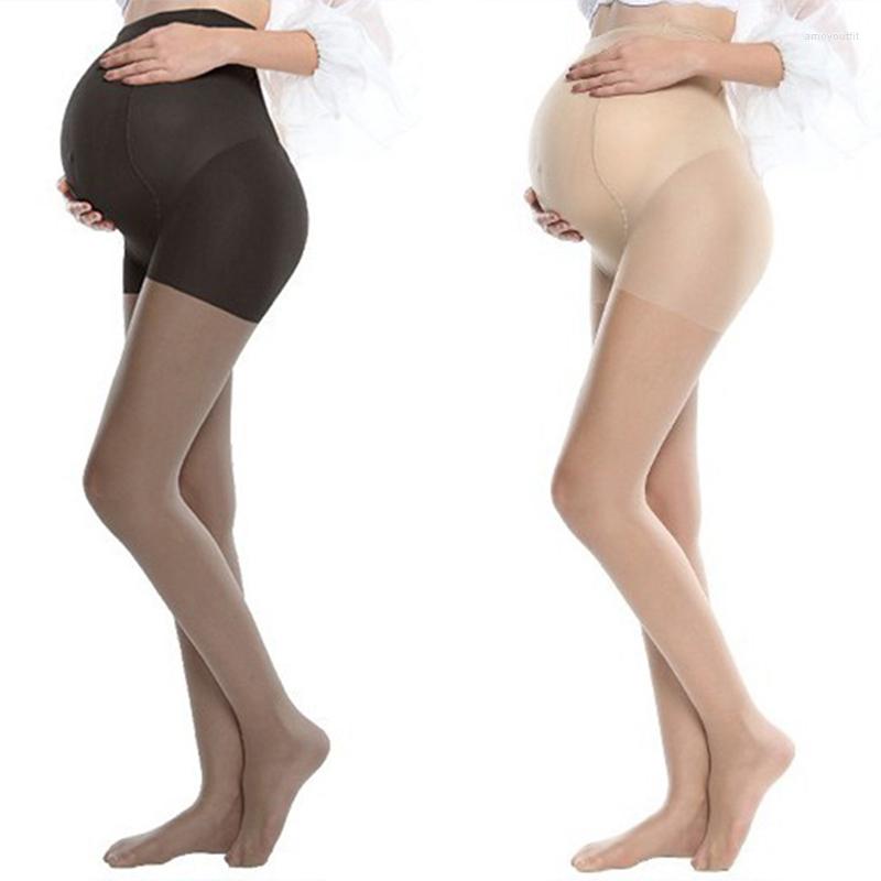 

Women Socks Gravida Pantyhose Maternity Leggings Pregnancy Clothes Pregnant Ultra-thin Sexy Black Stockings Nylon Super Elastic Silk, Gravida black