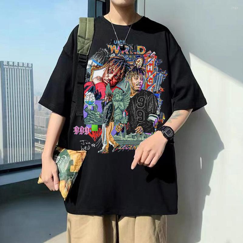 

Men's T Shirts Rapper Juice World Legends Never Die Print T-shirt Men's Shirt Man Streetwear Men Women Oversized Hip Hop Pure Cotton, Red