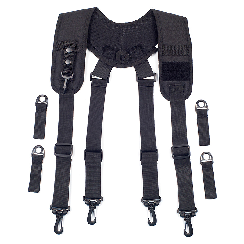 

Suspenders Outdoor Adjustable Equipage Suspender Type Tactics Braces Tactical Men Duty Belt Harness Combat Readiness Strap 230217