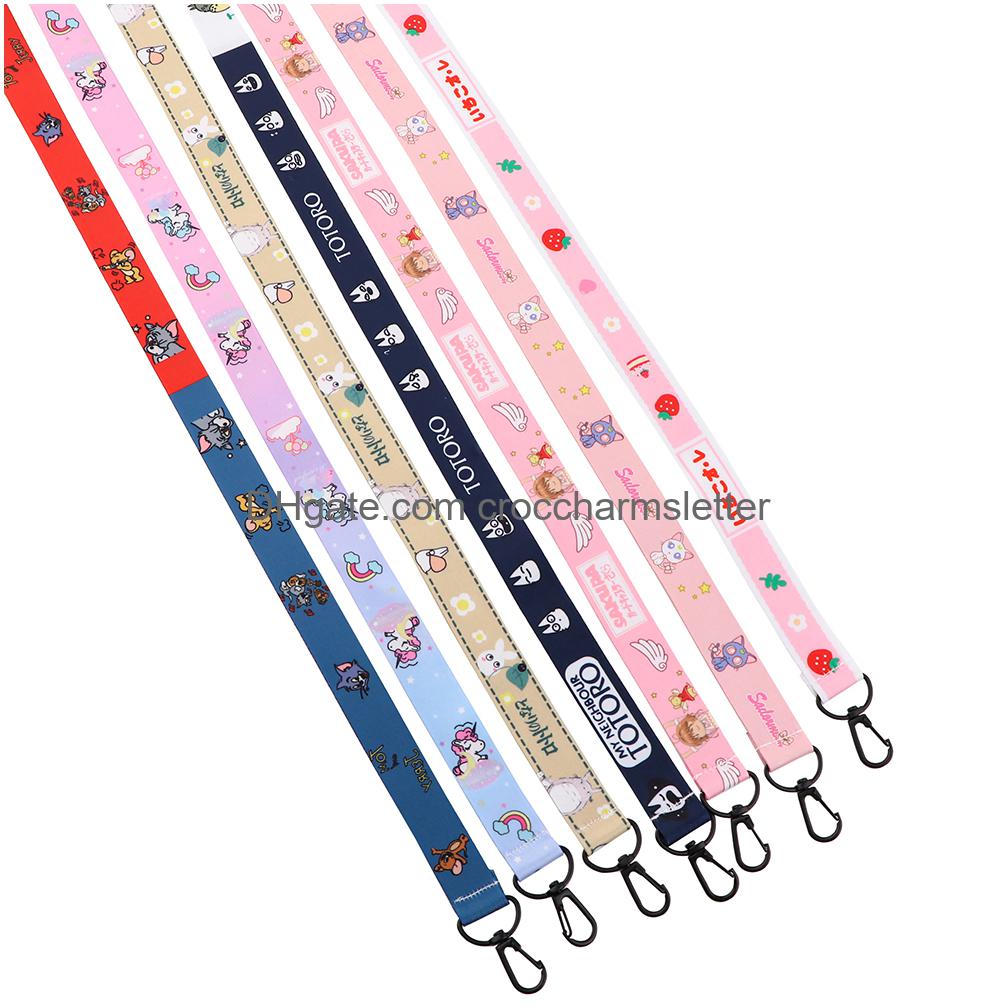 

Shoe Parts Accessories Lx1098 Cartoon Lanyard Phone Cord For Keys Earphone Glasses Neck Strap Pendants Chain Case Straps Drop Deliver Smtbn