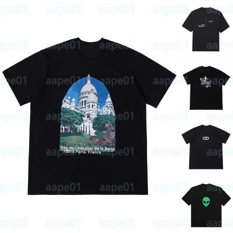 

Fashion Mens Cute Calf Pattern T Shirt Polos Men Women Letter Print Casual Short Sleeve Designer Tees 3 Colors Asian Size S-2XL743Y, #04