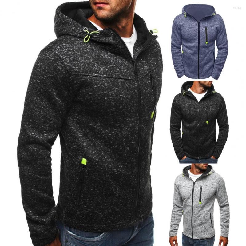 

Men's Sweaters Men Sweatshirt Long Sleeve Breathable Outwear Winter Fleece Hooded Pullover, Black gray