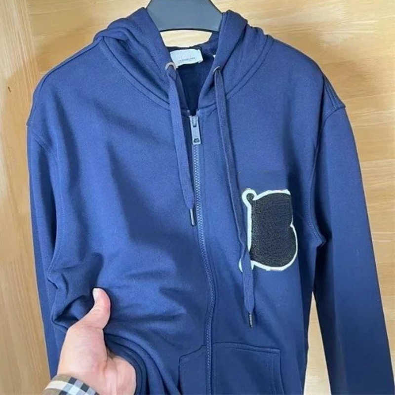 

Bby hooded sweater men women hoodies tb embroidered cardigan coat designer hoodie loose hoody casual zip jacket 4xl 5xl, White