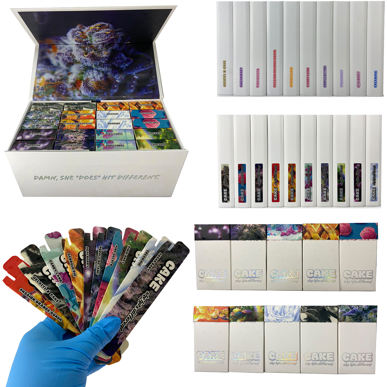 

Wholesale Popular Gen5 Cake Disposable Vape Pen Rechargeable Battery 1ml Empty Vapes Cartridges Empty Oil Carts