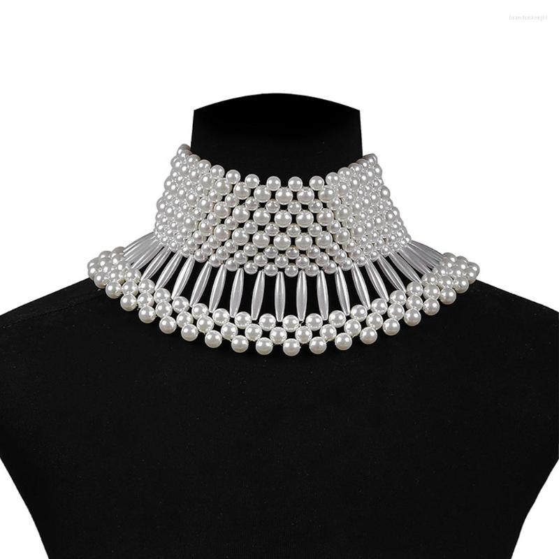 

Choker Woman Pearl Collar Necklace Holiday Anniversary School Work Shopping Dating Multi-layer Jewelry For Ladies