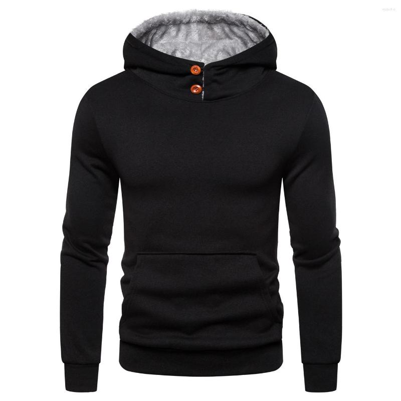 

Men's Hoodies Tracksuit Hoody Plus Velvet Thicken Hooded Sweatshirt Male Sports Fitness Slim Fit Army Green, Dark gray 1301-y804