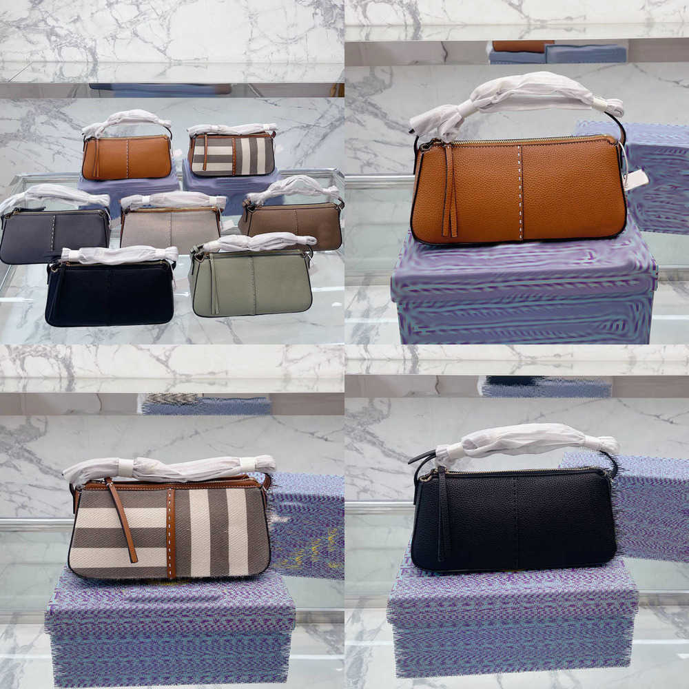 

new Designer Bags Armpit Luxurys Handbags Women Embroidery Shoulder Crossbody Purse Leather brown Handbag Lady Underarm s 221226, Black--27x13cm