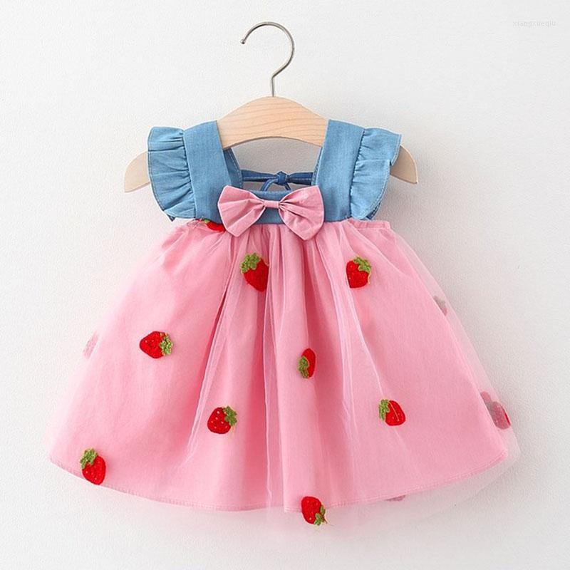 

Girl Dresses Princess Dress Born Baby Summer Cute Girls Clothes Tulle Lace Infant Party Clothing 1 Year Birthday, 1407-red