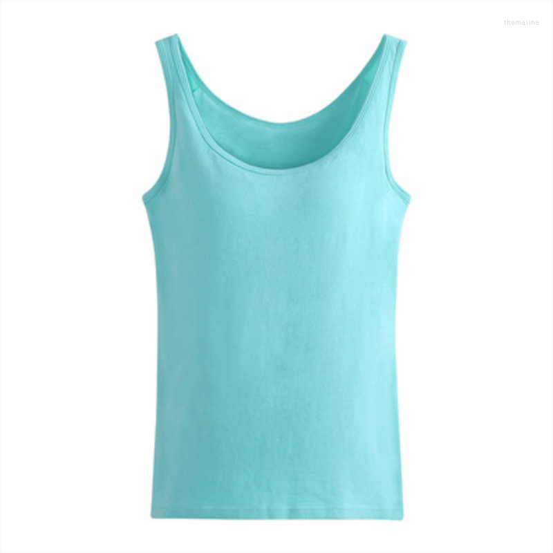 

Stage Wear Color Thin Style Women Fashion Dance Practicing Vest Soft Ballet Dancing Cotton Solid Tank, White
