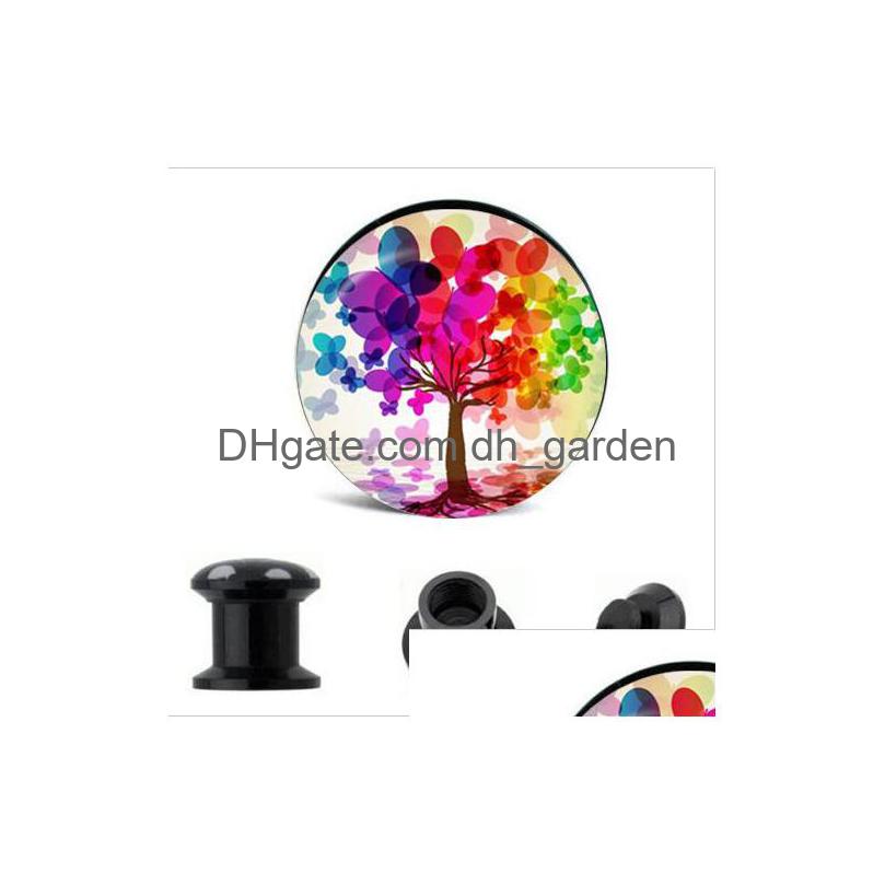 

Plugs Tunnels Designs Tree Of Life Screw Tunnel Plug Flesh Ear Jewelry Body Drop Delivery Dhgarden Dhzqy