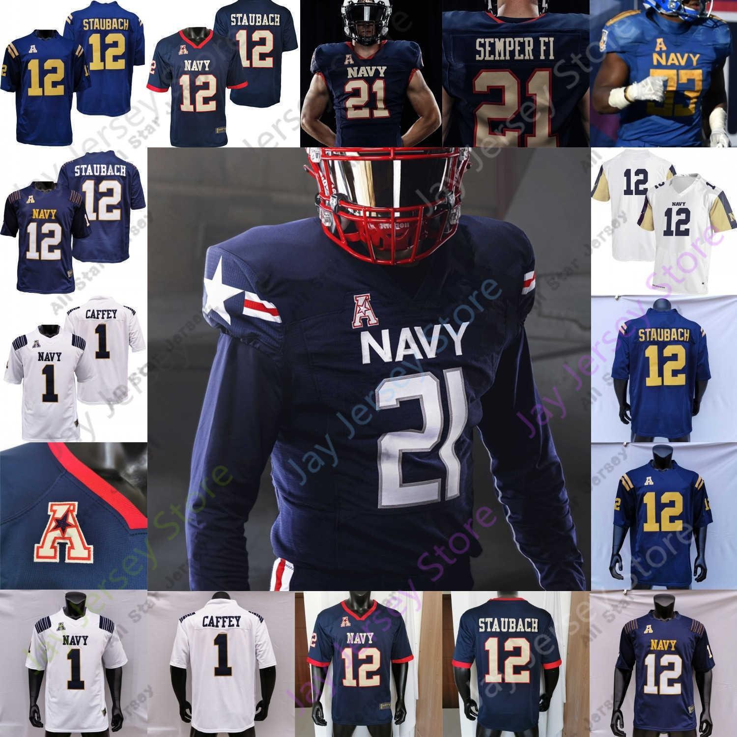 

Football Jerseys 2021 Navy Fly Midshipmen Football Jersey NCAA College Jacob Springer Roger Staubach Keenan Reynolds Malcolm Perry Nelson Sm