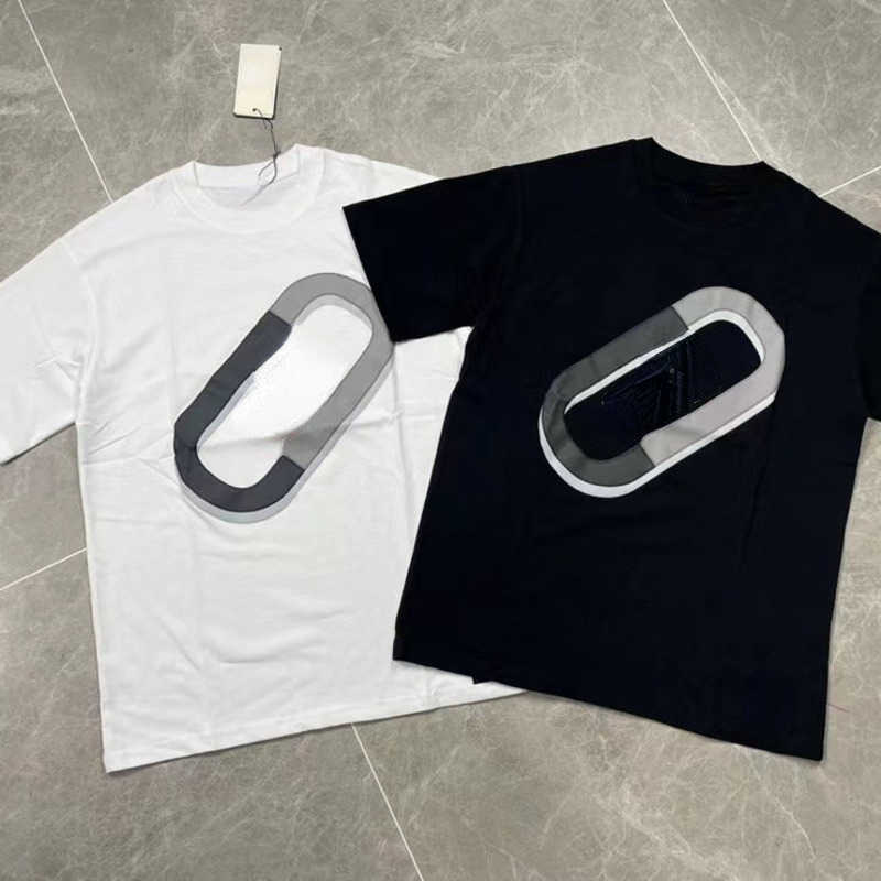 

Men's plus size cotton t shirts designer shirt chest letter print round neck short-sleeved pullover pure luxury T-shirt men and women hip hop loose hoodie oversize top, White