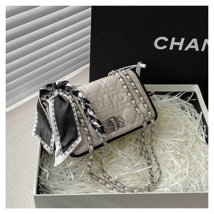 

High Quality Design Bags High-grade chain women's single shoulder messenger bag 49%off Factory Handbag Purse for Women, White