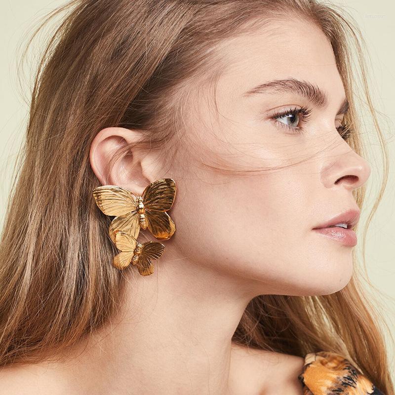 

Dangle Earrings Butterfly Fashion Temperament Stud Brand The Same Type Of Exaggerated Fashionable Girl