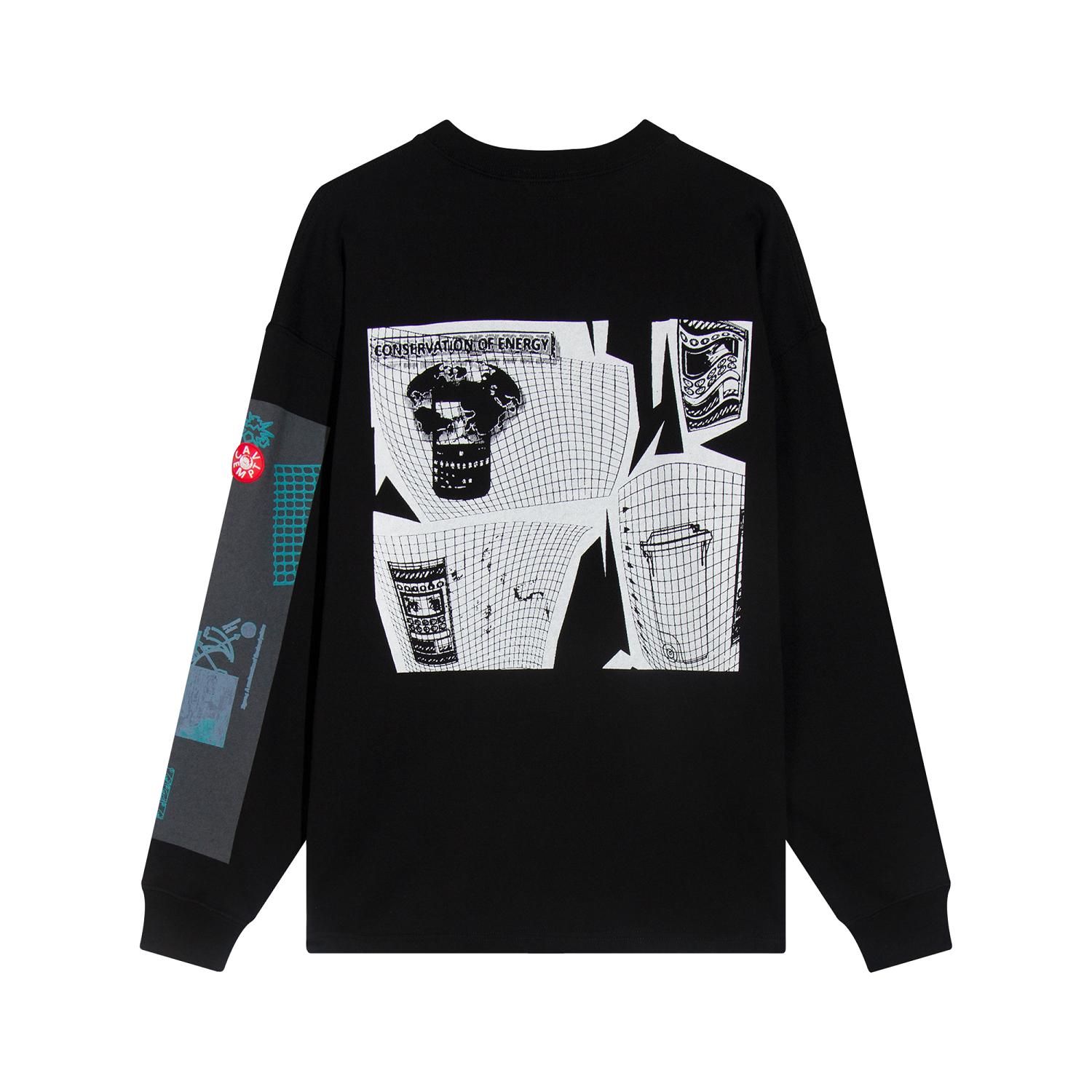 

23SS Round Neck Graphic Print Hoodies Men Women Sweatshirt Loose Fit Autumn Winter