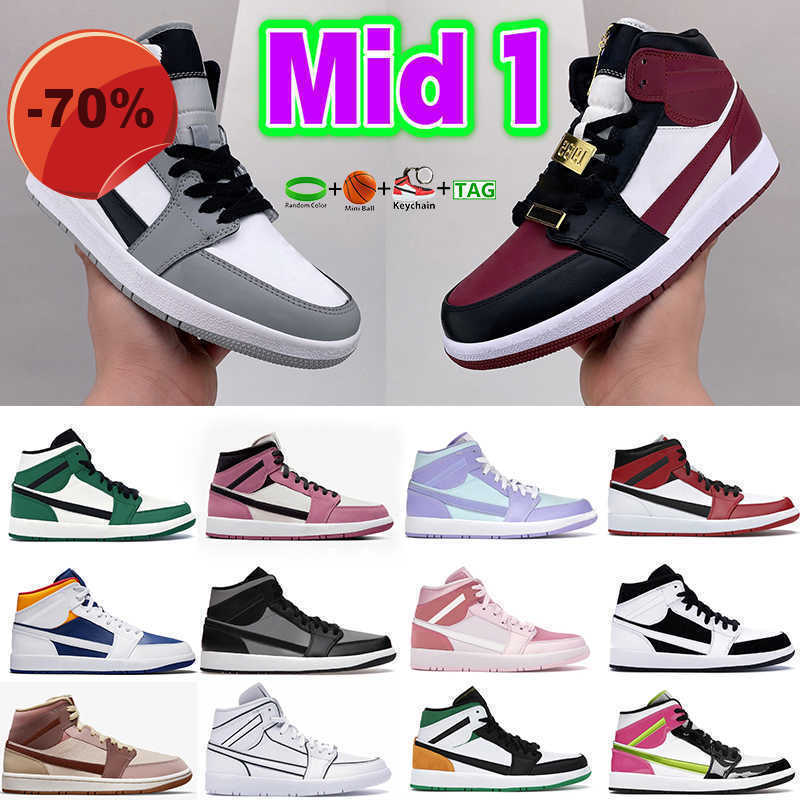 

Sandals Newest Sandals mid 1 1s Mens Designer Basketball Shoes Light, No.1- light smoke grey 2.0