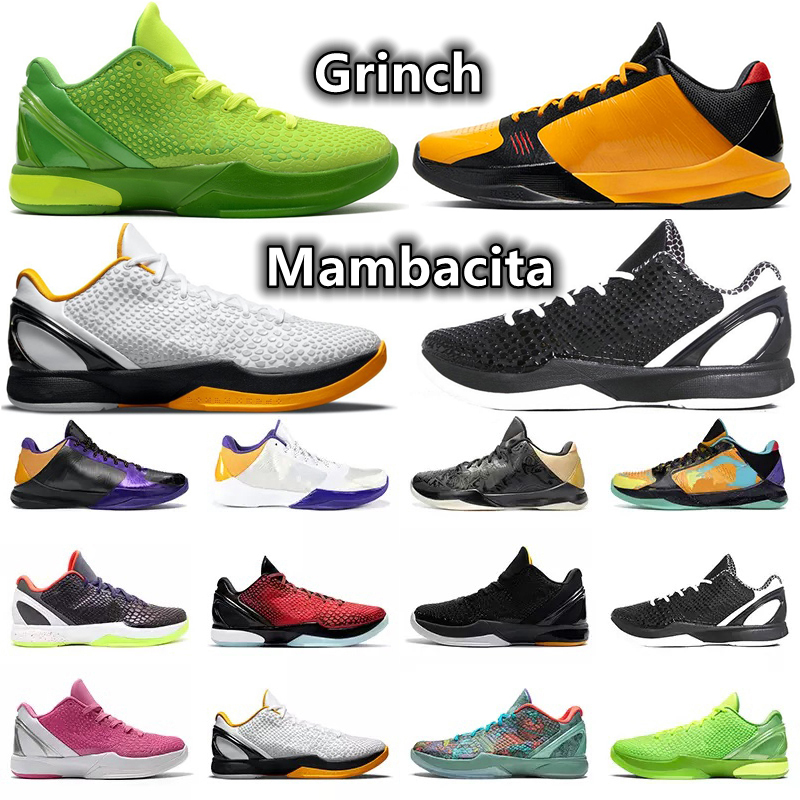 

6 5 Proto Mens Basketball Shoes Mambacita Grinch Del Sol All Star 6s Big Stage Alternate Bruce Lee Chaos Dark Night Prelude 5s Men Trainers outdoor Sports Sneakers shoe, 11