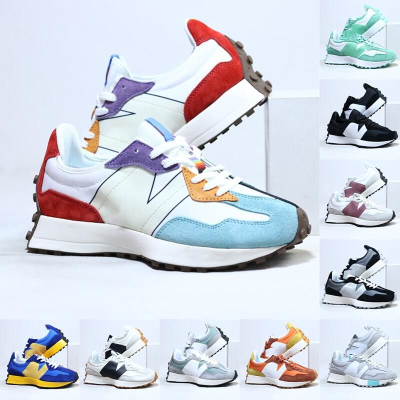 

Women 327 1-800 Summer Neo Mint Running Shoes Black Gunmetal Sneakers Light Grey Rose Merine Blue Yellow Trainers Moonbeam Outerspace Pride