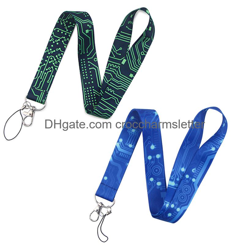 

Shoe Parts Accessories Lx107 Motherboard Keychain Lanyard For Keys Mobile Phone Hang Rope Keycord Usb Id Card Badge Holder Diy Lanya Smtdm