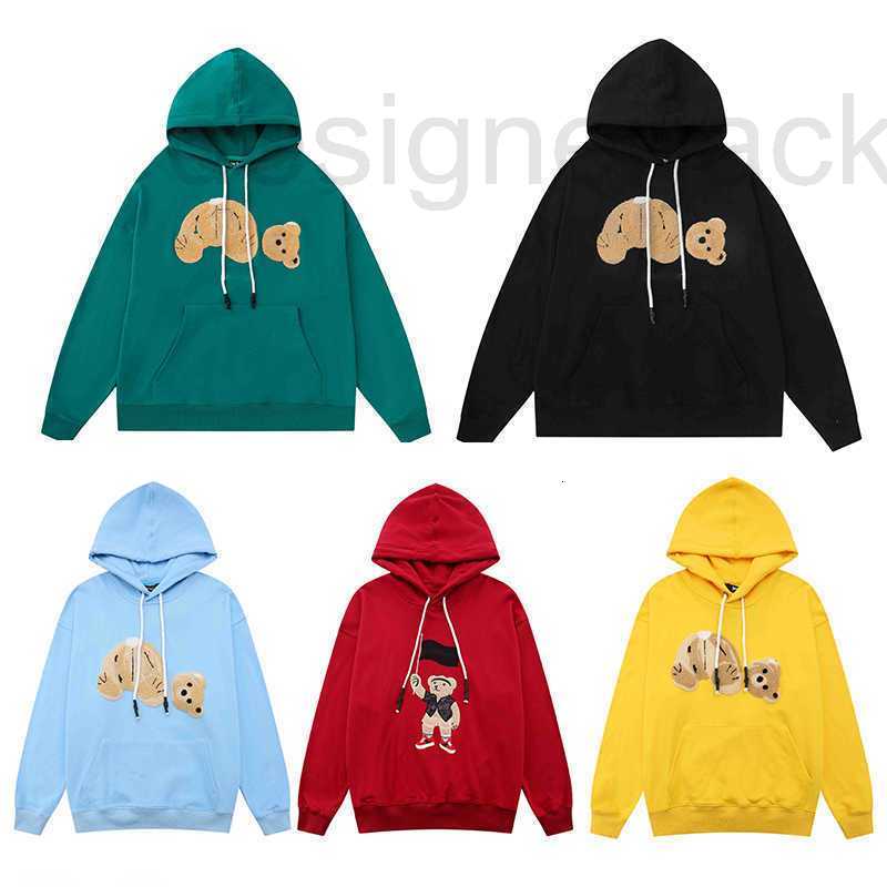 

Designer Men' Hoodies Sweatshirts New Warm Hoodie Brown Bear Mens Women Clothing Yellow Purple Blue Green White Black Gray Red Long Sleeve FIZN