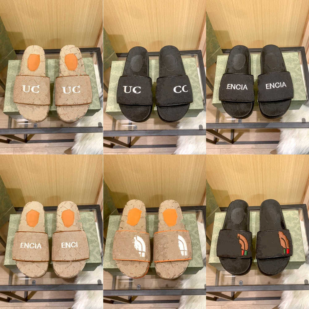 

Designer woman G Slippers slipper Gear bottoms Flip Flops women luxury sandals fashion Embroidered brown letter causal shoes size 35-40, Byxgul6