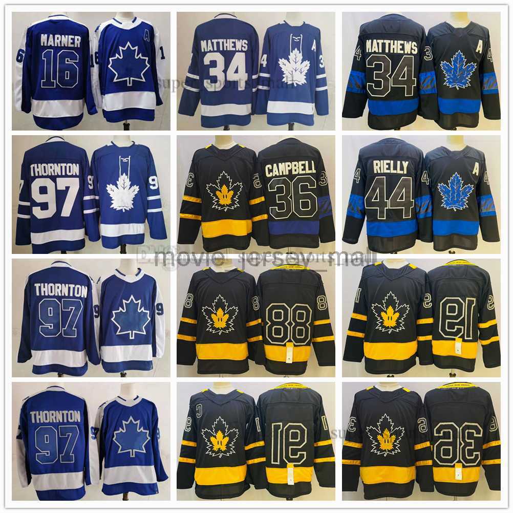 

Toronto Maple''Leafs''New Reverse Retro Ice Hockey Jerseys 97 Joe Thornton 16 Mitchell Marner 34 Auston Matthews 36 Jack Campbell 44 Morgan Rielly Nylander Tavares, Same as picture (with team name)