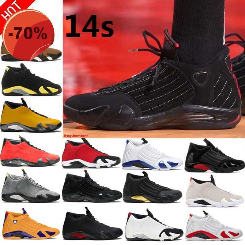 

Sandals New 2023 14S Men Basketball Shoes 14 XIV Winterized Gym Red Hyper Royal Last Shot Candy Cane Black Toe Thunder Red Lipstick Doernbecher Man, No.17