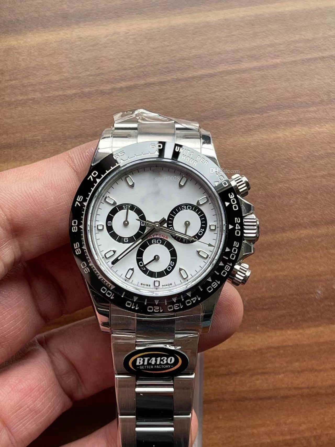 

BT Factory 4130 movement 904L Fine steel sapphire Glass Mirror folding buckle 40mm designer watch sapphire glass, Customize