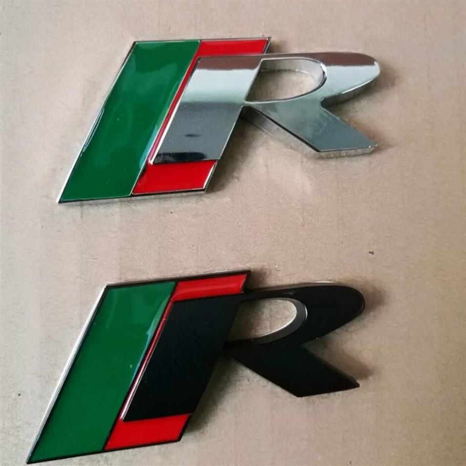 

Car Styling Auto Emblem Badge Decal For Jaguar R Logo X-TYPE F-TYPE S-TYPE XE XF XJ XK XJR XFR Car Accessories241p, Silver