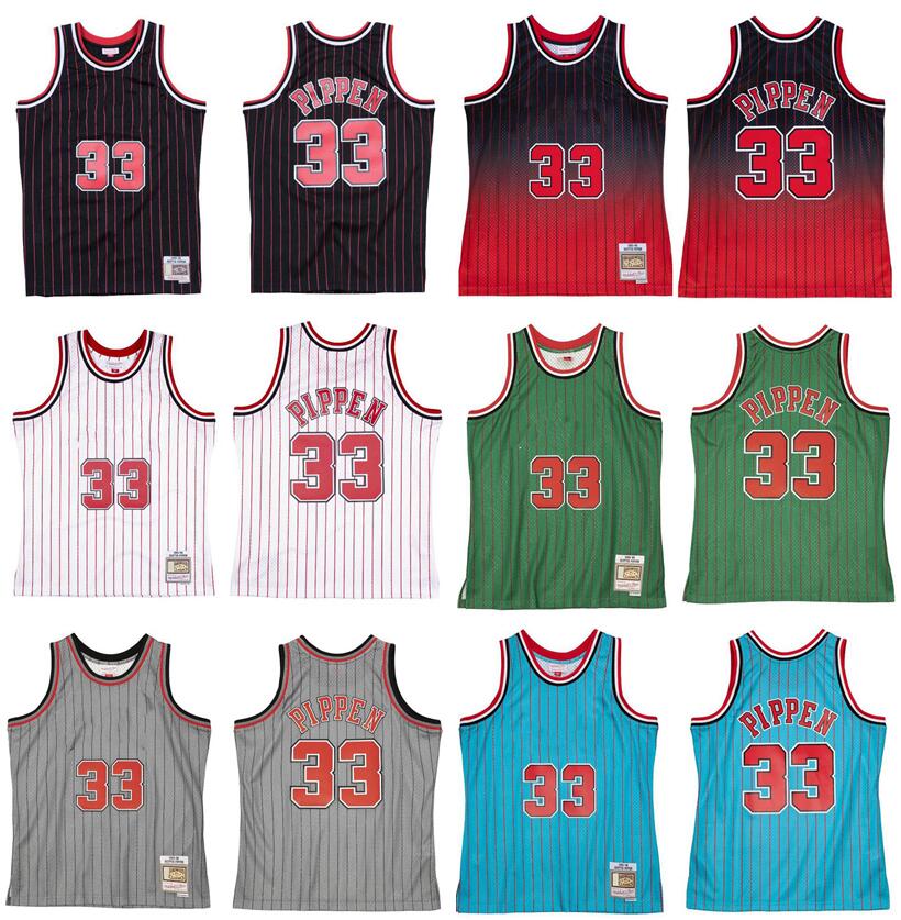 

Scottie Pippen Stitched basketball Jersey S-6XL Mitchell Ness jersey 1995-96 Mesh Hardwoods Classics retro jerseys Men Women Youth white red black, Stitched jersey