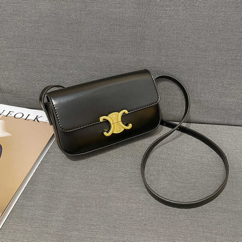 

women's Bag Girl Autumn Winter Small Popular High quality armpit One shoulder diagonal cross small square bag one-shoulder simple messenger handbag purse, Black5